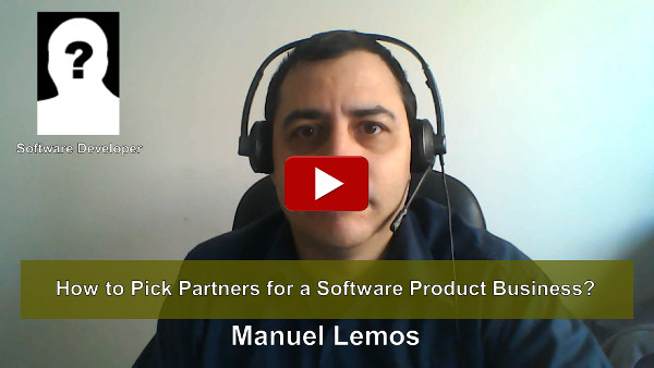 How to Pick Partners for a Software Product Business?